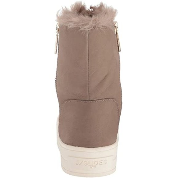 JSlides Henley Faux Fur Lined Nubuck Bootie - Picture 8 of 9